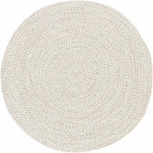 Load image into Gallery viewer, Beige Braided Faux Jute Rug