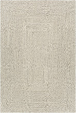 Load image into Gallery viewer, Beige Braided Faux Jute Rug