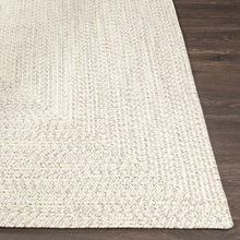 Load image into Gallery viewer, Beige Braided Faux Jute Rug