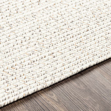 Load image into Gallery viewer, Beige Braided Faux Jute Rug