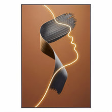 Carregar imagem no visualizador da galeria, Brush Stroke Illuminated Art