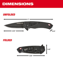 Carregar imagem no visualizador da galeria, Milwaukee 48-22-1997 2.5 in. HARDLINE™ Smooth Drop Point Blade Pocket Knife