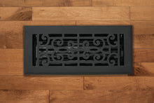 Cargar imagen en el visor de la galería, Cast Aluminum Baroque Vent Covers - Black