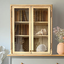 Carregar imagem no visualizador da galeria, Turned Wood Frame Wall Cabinet