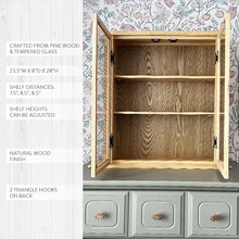 Carregar imagem no visualizador da galeria, Turned Wood Frame Wall Cabinet