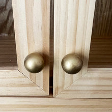 Carregar imagem no visualizador da galeria, Turned Wood Frame Wall Cabinet