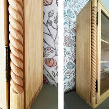 Carregar imagem no visualizador da galeria, Turned Wood Frame Wall Cabinet