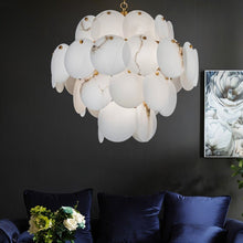 Carregar imagem no visualizador da galeria, Caelum Alabaster Chandelier Light