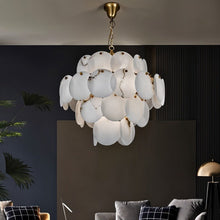 Carregar imagem no visualizador da galeria, Caelum Alabaster Chandelier Light