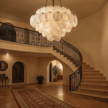 Carregar imagem no visualizador da galeria, Caelum Alabaster Chandelier Light