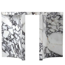 Carregar imagem no visualizador da galeria, Calacatta Viola Marble Designer Arched Legs Console Polished