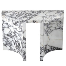Carregar imagem no visualizador da galeria, Calacatta Viola Marble Designer Arched Legs Console Polished