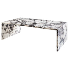 Carregar imagem no visualizador da galeria, Calacatta Viola Marble Plain Design Coffee Table Polished (W)20" (L)36" (H)12"
