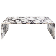 Carregar imagem no visualizador da galeria, Calacatta Viola Marble Plain Design Coffee Table Polished (W)20" (L)36" (H)12"
