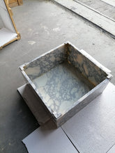 Carregar imagem no visualizador da galeria, Calacatta Viola Marble Rectangular Prism Block Design Coffee Table (W)24" (L)24" (H)12"