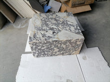 Carregar imagem no visualizador da galeria, Calacatta Viola Marble Rectangular Prism Block Design Coffee Table (W)24" (L)24" (H)12"