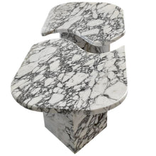 Carregar imagem no visualizador da galeria, Calacatta Viola Marble Designer Coffee Table Polished Set of 2