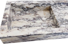 Carregar imagem no visualizador da galeria, Calacatta Viola Marble Double Bathroom Sink Polished (W)19" (L)53" (H)6"