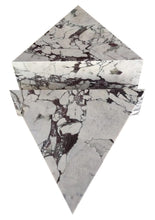 Carregar imagem no visualizador da galeria, Calacatta Viola Marble Triangular Design Coffee Table Polished Set of 2