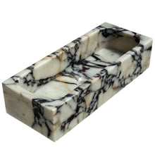 Carregar imagem no visualizador da galeria, Calacatta Viola Marble Rectangular Wall-mount Bathroom Sink (W)12" (W)20" (H)5"