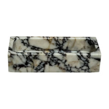 Carregar imagem no visualizador da galeria, Calacatta Viola Marble Rectangular Wall-mount Bathroom Sink (W)12" (W)20" (H)5"