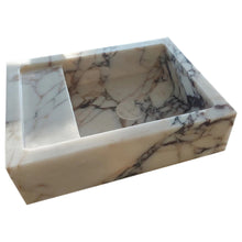 Carregar imagem no visualizador da galeria, Calacatta Viola Marble Wall-mount Bathroom Sink (W)14" (W)18" (H)5"