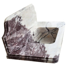 Load image into Gallery viewer, Calacatta Viola Marble Above-vanity Wall-mount Bathroom Sink with 10" Backsplash