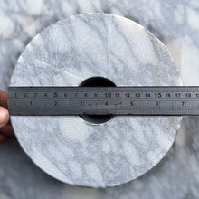 Carregar imagem no visualizador da galeria, Calacatta Viola Marble Natural Stone Round Above Vanity Bathroom Sink Polished (D)15.5" (H)4.5"