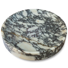 Carregar imagem no visualizador da galeria, Calacatta Viola Marble Natural Stone Round Above Vanity Bathroom Sink Polished (D)15.5" (H)4.5"