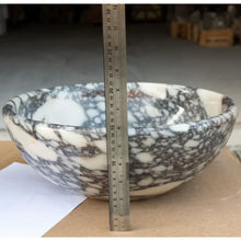 Carregar imagem no visualizador da galeria, Calacatta Viola Marble Natural Stone Above-vanity Bathroom Sink Polished (D)16" (H)6"