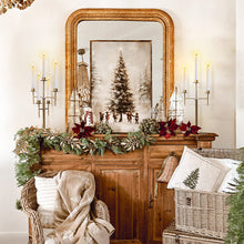 Carregar imagem no visualizador da galeria, Freestanding Antique Iron Candelabra, Set of Two