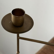 Carregar imagem no visualizador da galeria, Freestanding Antique Iron Candelabra, Set of Two