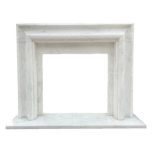 Cargar imagen en el visor de la galería, Carrara White Marble Hand-carved Fireplace Mantel Polished (W)14" (L)67" (H)69"
