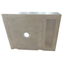 Cargar imagen en el visor de la galería, Carrara White Marble Wall-mount Bathroom Sink (W)14" (W)18" (H)5"