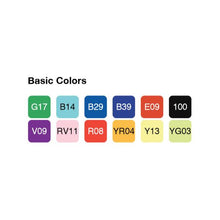 Load image into Gallery viewer, COPIC Original Marker 12pc Basic