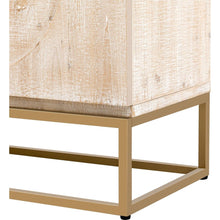 Cargar imagen en el visor de la galería, Four-Door Metal Handle Storage Cabinet, Adjustable Shelves, Suitable for Corridor, Entrance, Living Room, Study