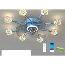 Cargar imagen en el visor de la galería, Ceiling Fan Light Modern Design for Living & Dining Room