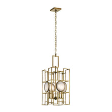 Carregar imagem no visualizador da galeria, Kichler 43933NBR Vance 4 Light 13 inch Pendant, Natural Brass
