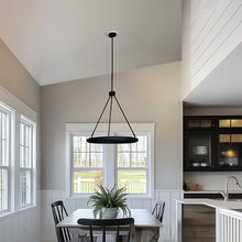 Carregar imagem no visualizador da galeria, Adjustable Round LED Chandelier