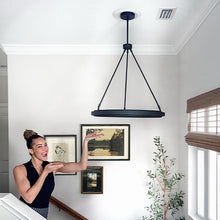 Carregar imagem no visualizador da galeria, Adjustable Round LED Chandelier