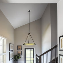 Carregar imagem no visualizador da galeria, Adjustable Round LED Chandelier