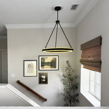 Carregar imagem no visualizador da galeria, Adjustable Round LED Chandelier
