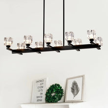 Cargar imagen en el visor de la galería, Chandelier Lights for Living Room with Modern Crystal Design & 10-Light Fixture