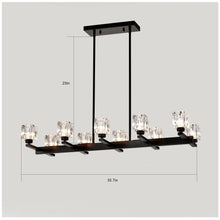 Cargar imagen en el visor de la galería, Chandelier Lights for Living Room with Modern Crystal Design & 10-Light Fixture