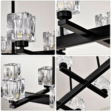 Cargar imagen en el visor de la galería, Chandelier Lights for Living Room with Modern Crystal Design & 10-Light Fixture