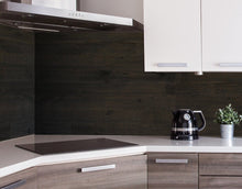 Cargar imagen en el visor de la galería, Classic Originals 1/4 in. x 5.1 in. Real Wood Easy Install Wall Panels - Charcoal (20 Sq. Ft.)