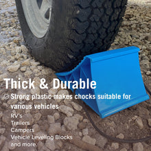Carregar imagem no visualizador da galeria, 2 Wheel Chocks and Wheel Dock