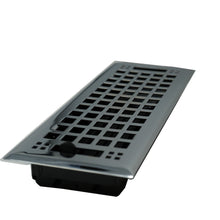 Cargar imagen en el visor de la galería, Cast Brass Artisan Vent Cover - Polished Chrome