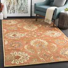 Cargar imagen en el visor de la galería, Chesterton Hand Tufted Orange 1112 Area Rug