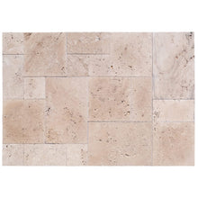 Load image into Gallery viewer, Classic Beige Light Travertine Tiles Antique Pattern Tumbled - Livfloors Collection